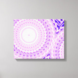 Toile Cercles violets lumineux motif