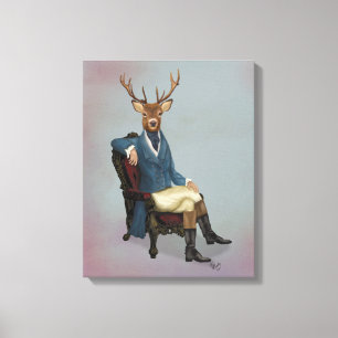 Toile Cerfs communs distingués complètement