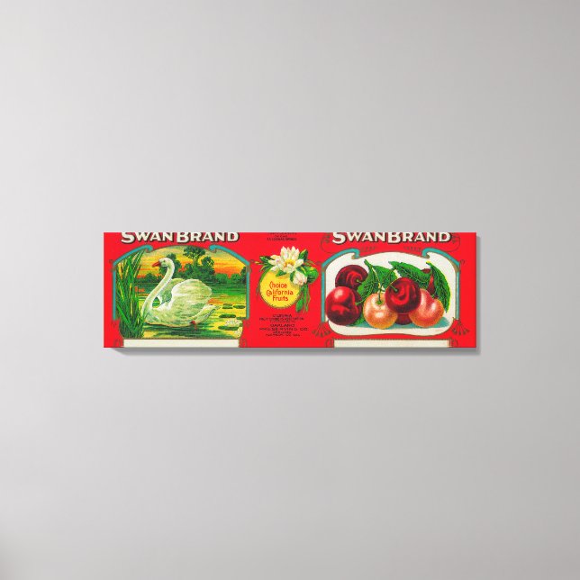 Toile Cerise de cygne LabelOakland, CA (Recto)