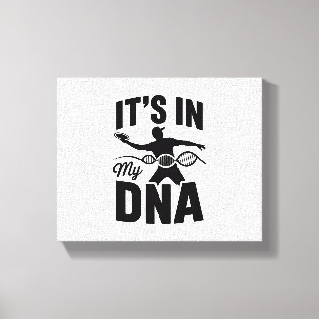 Toile C'est dans My Dna Disk Golf (Recto)