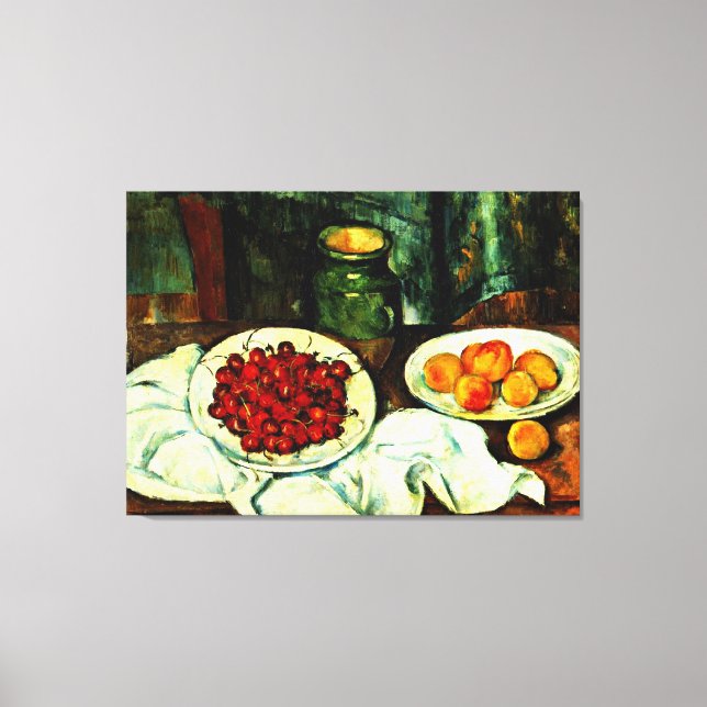 Toile Cezanne - Cerises, (Recto)