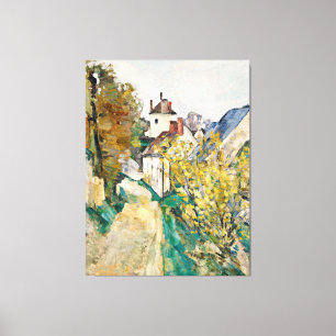 Toile Cezanne, La Maison du Dr Gachet, Auvers-sur-Oise,