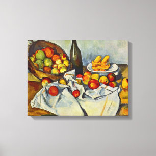 Toile Cezanne Le panier des pommes
