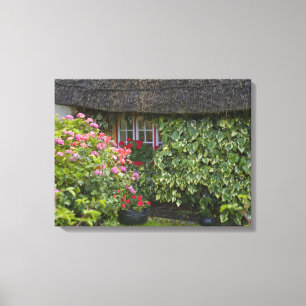 Toile Chalet de chaume, Adare, Comté de Limerick,