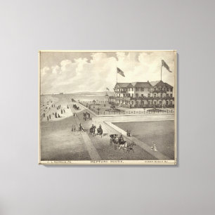 Toile Chambre de Neptune, plage d'océan, NJ
