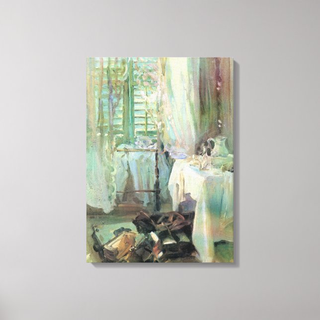 Toile Chambre d'hôtel par John Singer Sargent (Recto)