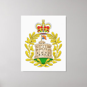 Toile Chambre du manteau de Windsor des bras royal