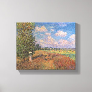 Toile Champ de Coquelicots - Claude Monet - c1875