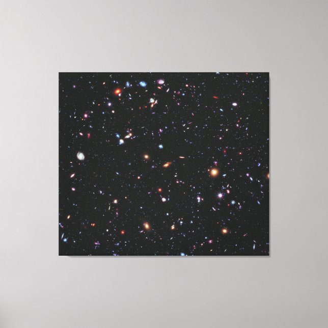 Toile Champ profond eXtreme Hubble (Recto)