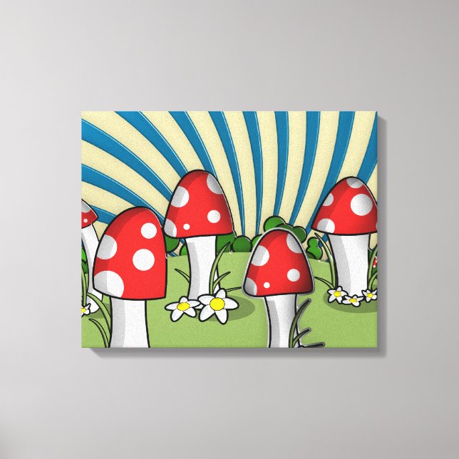 Toile Champignons (Recto)