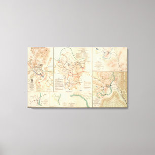 Toile Champs de bataille Nashville, Tenn