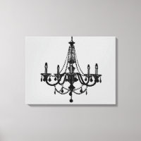 Chandelier noir