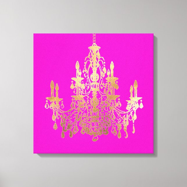 Toile Chandelier PixDezines do-it-yourself Arrière - pla (Recto)