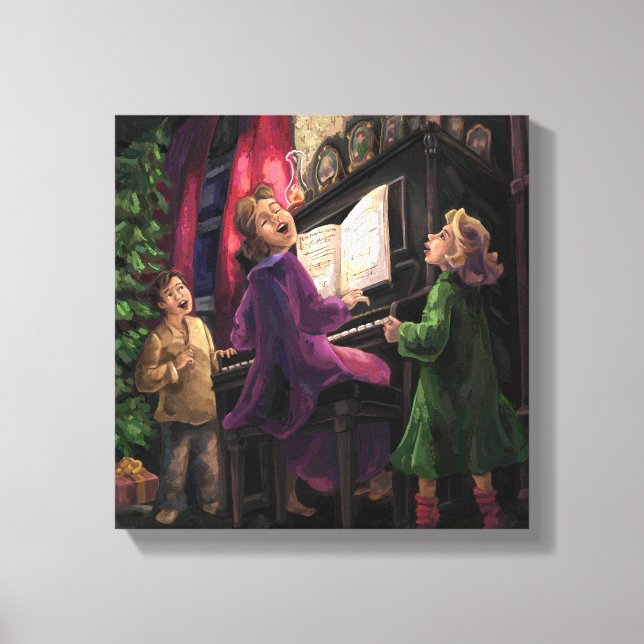 Toile Chant de Noël le long (Recto)