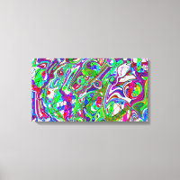 Chaos Abstrait Art coloré