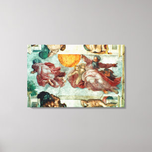 Toile Chapelle Sixtine Plafond