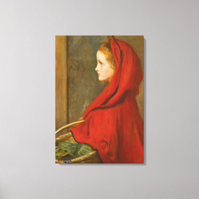 Toile Chaperon rouge (par John Everett Millais) (Recto)