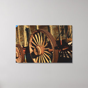 Toile Chariot antique de train de mule