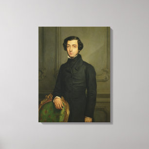 Toile Charles-Alexis-Henri Clerel de Tocqueville 1850