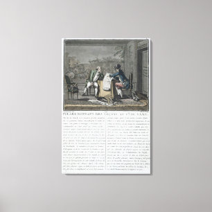 Toile Charles, Chevalier de Folard (1699-1751) instruit