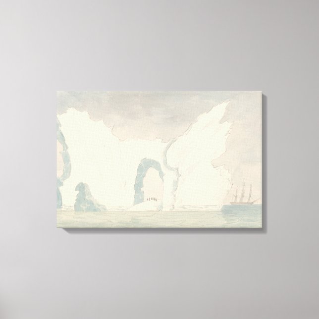 Toile Charles Hamilton Smith - Remarquable Iceberg (Recto)