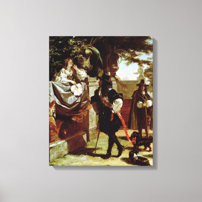 Toile Charles II et Nell Gwynne (Recto)