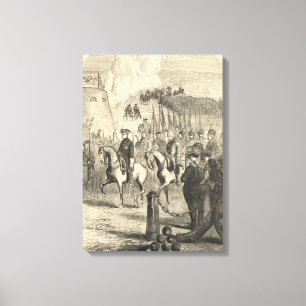 Toile Charles XII de la Suède entrant dans Copenhague