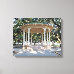 Toile Charleston Caroline du Sud, Gazebo, Batterie