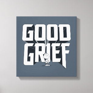 Toile Charlie Brown "Good Grief" Rock Band Tee Graphic