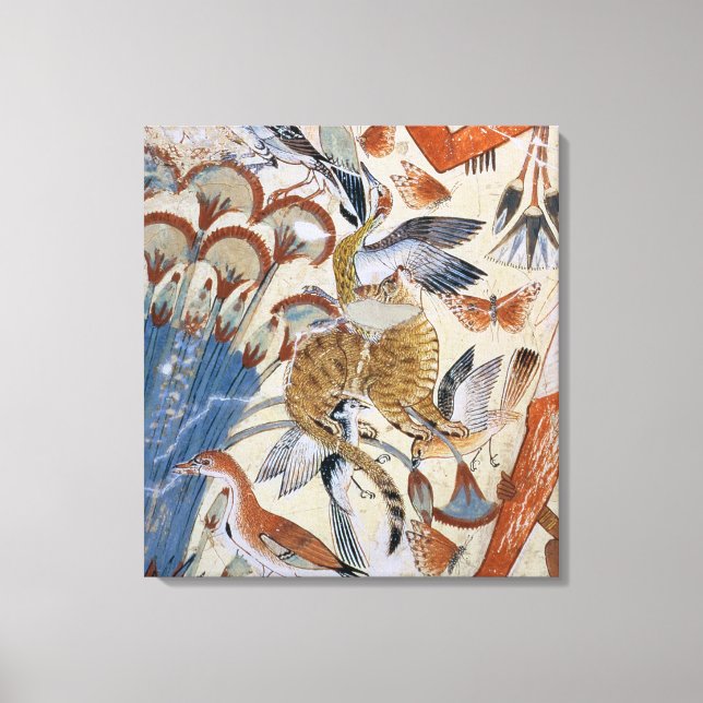 Toile Chasse au Nebamun dans les marais avec sa femme (Recto)