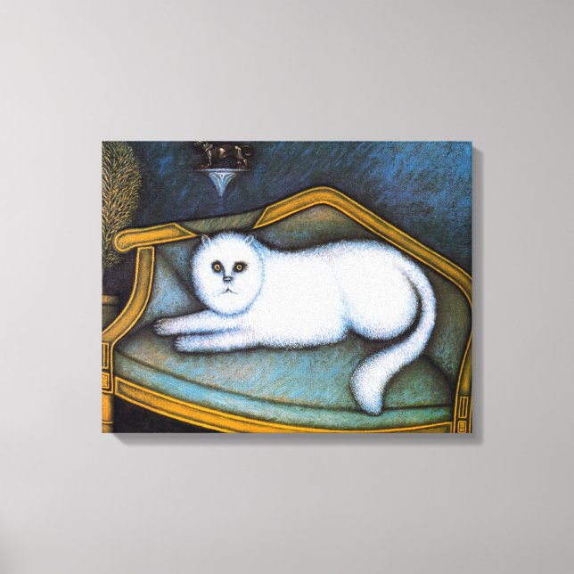 Toile Chat Angora, Morris Hirshfield (Recto)