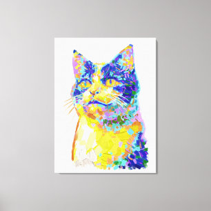 Toile Chat au soleil