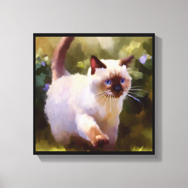 Toile Chat Colourpoint  (Recto)