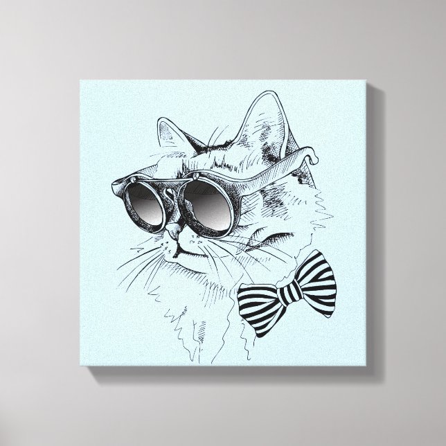 Toile Chat cool (Recto)