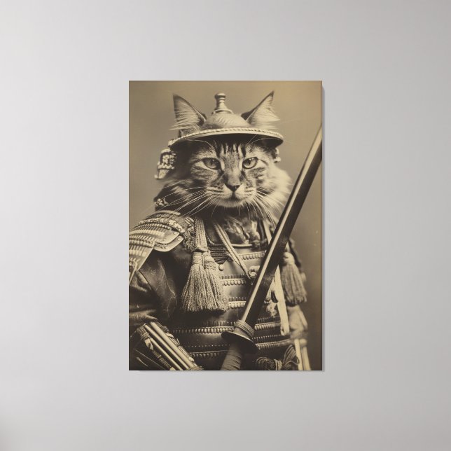 Toile Chat de Samurai (Recto)