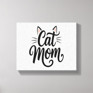 Toile Chat Maman Whiskers et Oreilles