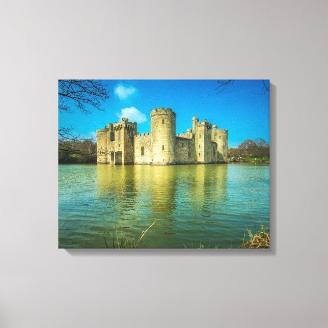 Toile Château de Bodiam pittoresque dans East Sussex Eng (Recto)