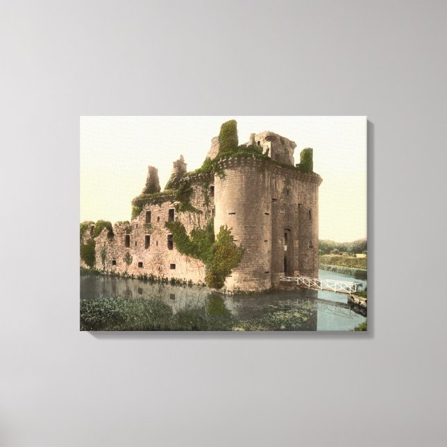 Toile Château de Caerlaverock, Dumfries, Écosse Envelopp (Recto)