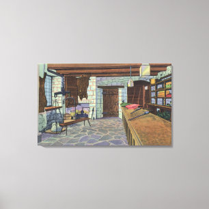 Toile Château de De Lery et vue commémorative de Rush-Ba