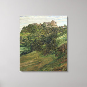 Toile Château de Lichtenberg à Odenwald, 1900