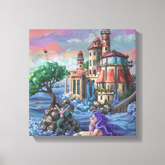 Toile Château de Mermaid (Recto)