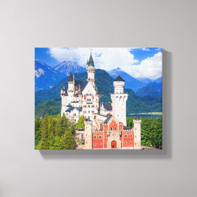 Toile Château de Neuschwanstein Allemagne (Recto)