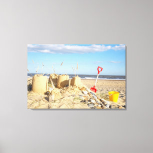Toile Château de sable de Beach