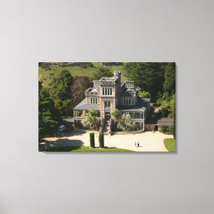 Toile Château Larnach, Dunedin, Nouvelle-Zélande - aérie