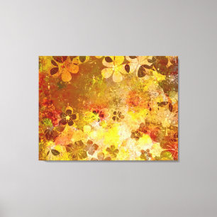 Toile Chaud automne peinture abstraite