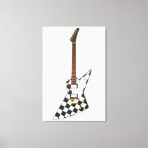 CHECKERS ROCK GUITAR 32x48