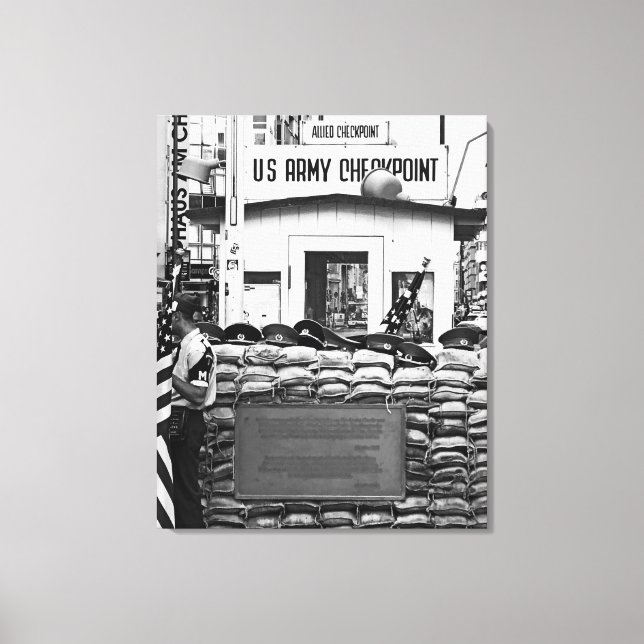 Toile Checkpoint Charlie Berlin (Recto)