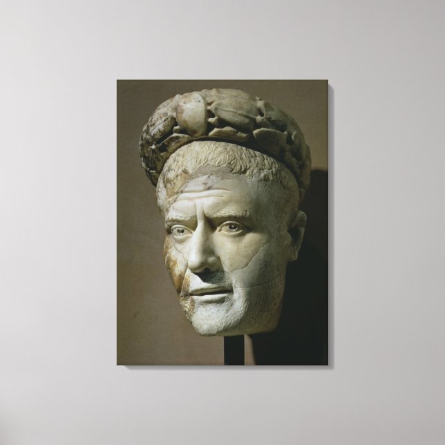 Toile Chef de Philippe le Arabe, Empereur Romain (244-24 (Recto)