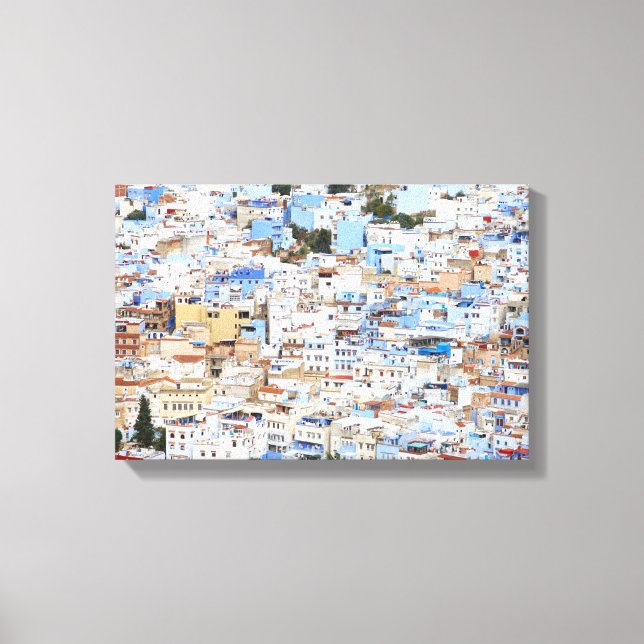 Toile Chefchaouen, Maroc (Recto)