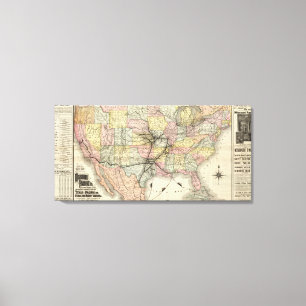 Toile Chemin de fer du Missouri Pacifique